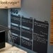 Weekly planner chalkboard wall decal- Vinyl Sticker Modern Contemporary Calendar
