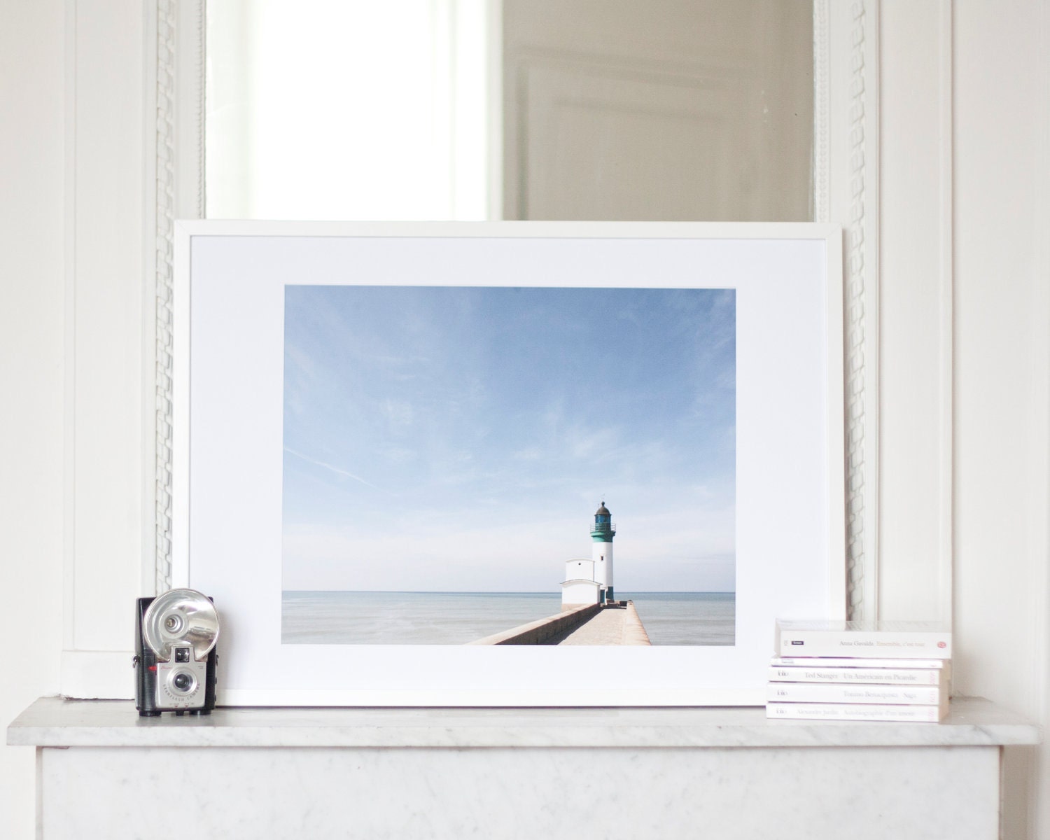 France photography Lighthouse - France - 16 x 20 - Fine Art Photography print - French Nautical Pastel Home decor Wall Art