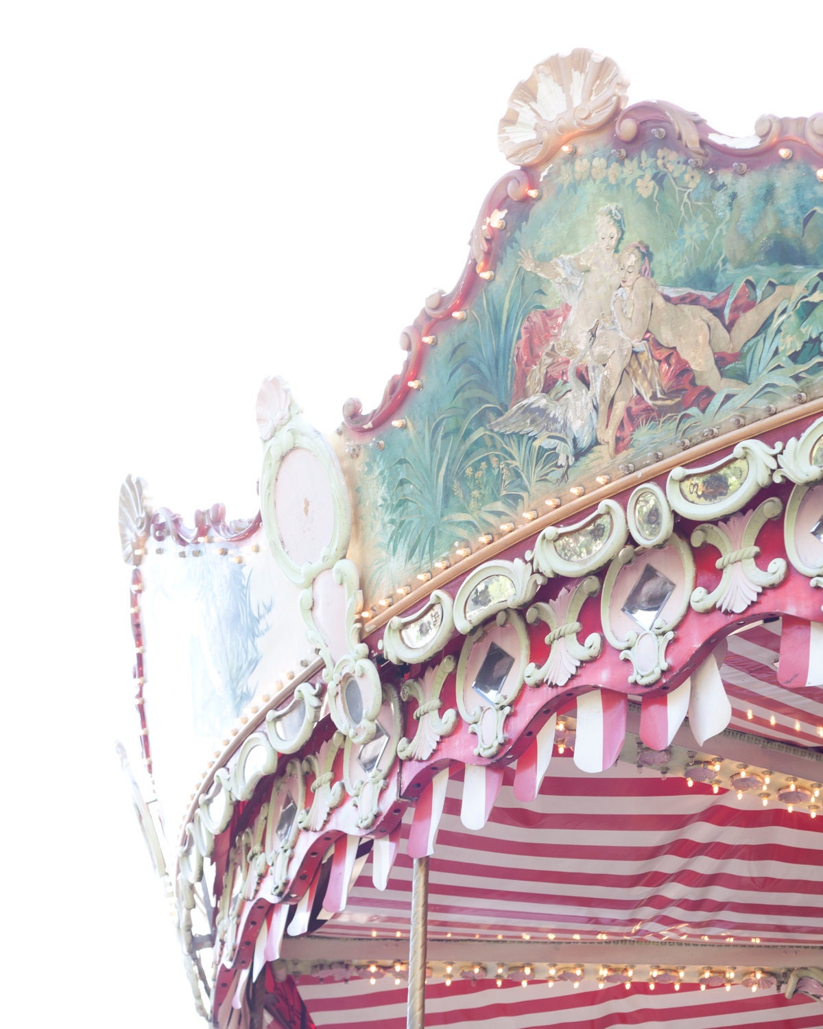 Carousel Photography Carnival France fine art print french home decor children nursery wall art poster shabby chic vintage retro 8x10