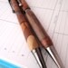 Weathered Cowboy Pen and Pencil Set made of wood scraps -- Fun Guy Gift