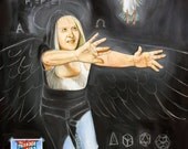 Angel Art Print "Fibonacci Angel" 16 x 20