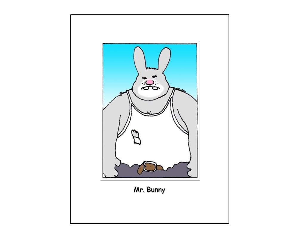 Mr. Bunny - Greeting Card