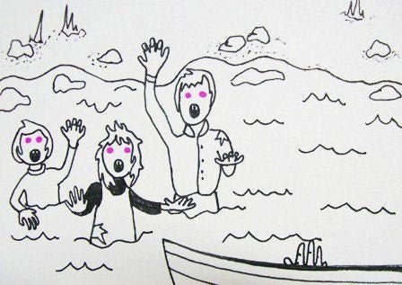ACEO Original Zombie Drawing