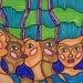 Revserved for A.S. Original ACEO Folk Art Women Artist Trading Card