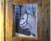 Barn wood picture frame