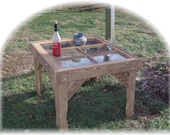 Old Window End Table