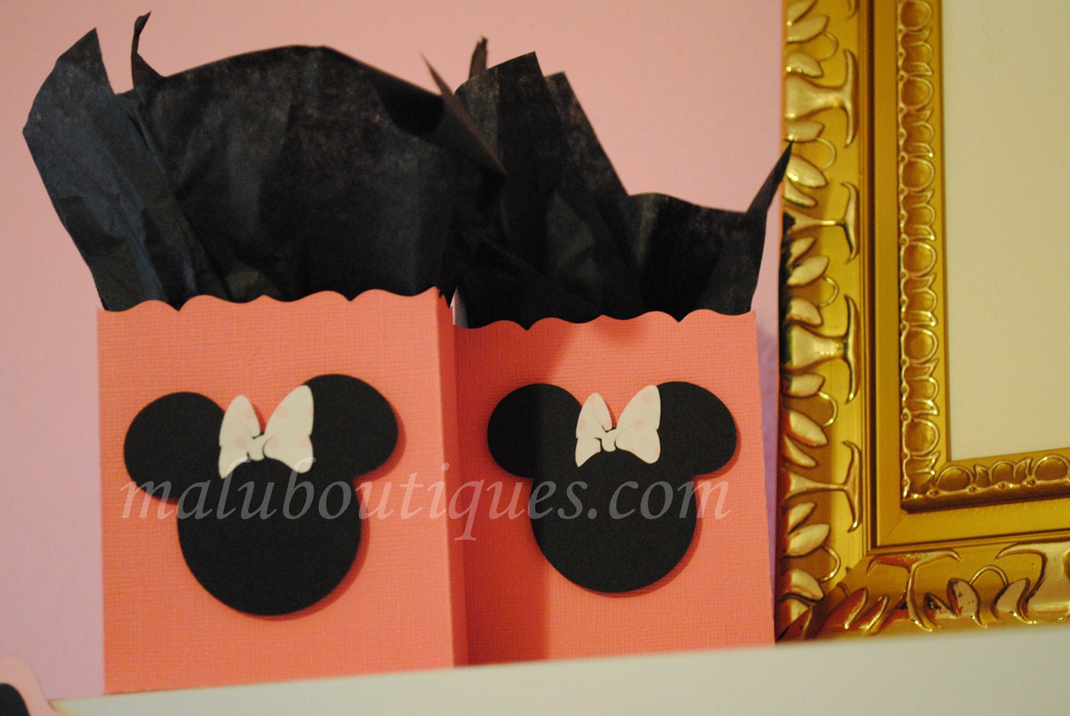 Minnie Mouse Favor Boxes Set of 12