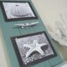 Double 5x7 Dusty Turquoise Plank Frame with Boat Cleat