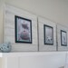 Set of 3 Xtra Large Antique White Distressed Plank Frames