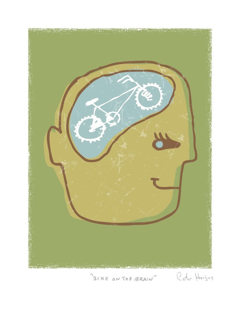 Bike on the brain.