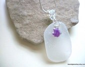 Tropical Fish Beachglass Seaglass Necklace