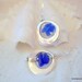 Sea Glass Blue Beachglass Earrings