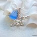 Beachglass Seaglass Starfish STERLING Necklace Starfish Charm