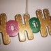 Hand Painted Ho Ho Ho Ornament