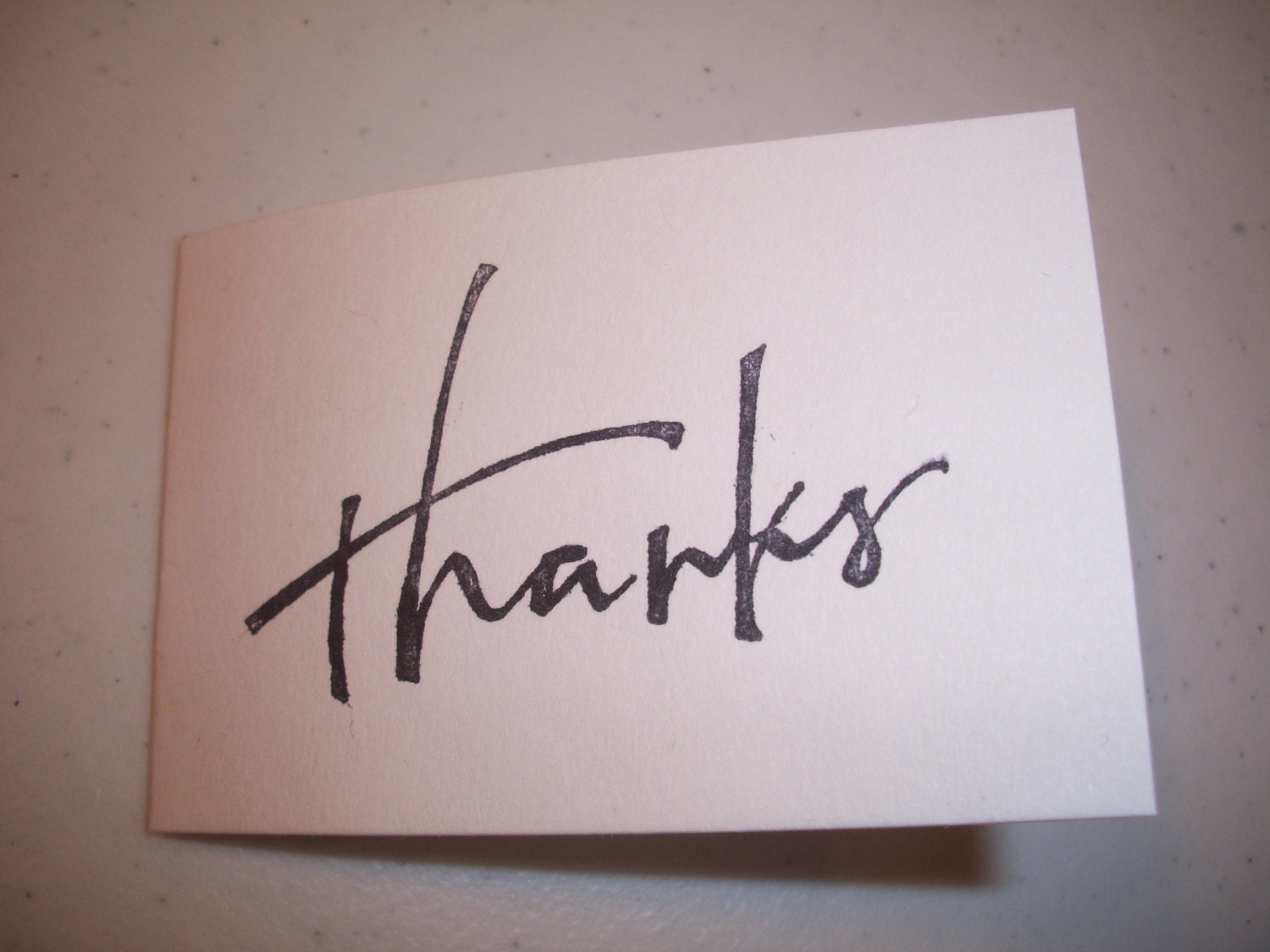 Thanks Mini Note Cards - Set of 4