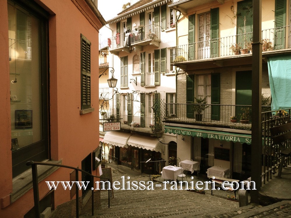 Vintage Bellagio, Italy 8x10" Photograph
