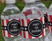 10 Personalized Water Bottle Labels - Pirate Theme - Pirate Party - Pirate Birthday Decorations