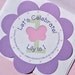 10 Birthday Invitations - Girls 1st Birthday Party - Flower and Butterfly Theme
