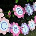 12 Birthday Favor Tags - Thank You - Flower and Butterfly Theme