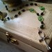 Mystic Green - Rosary Style Anhk Necklace in Greens and Blacks