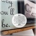 Picture Frame Personalized Picture Frame 16x16 I'll LOVE YOU FOREVER Baptism Christening First Birthday Gift Godparents The Sugared Plums