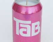100% soy candle tab soda can candle 12 oz