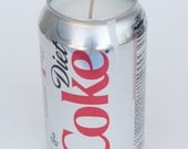 100% soy candle diet coke coca-cola soda can candle 12 oz