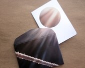 Winter Light Card with Upcycled Envelope