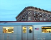 New York City Subway Photography, No 5 Train is Off 8.5x11 Photo Print, NYC Wall Art, Modern Urban Decor