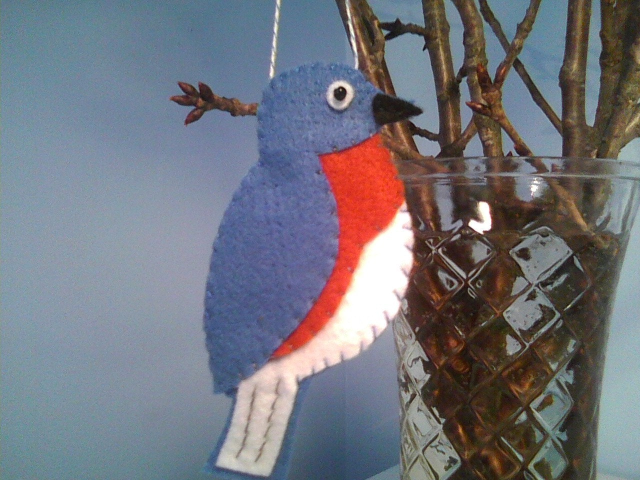 Bluebird of Happiness ornament