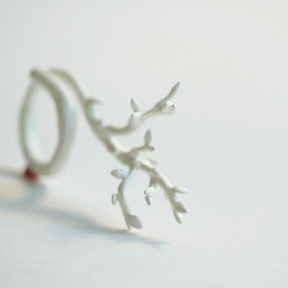 Organic Tree Branch Ring Sterling Silver