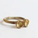 Brass Organic Bowl Ring T15