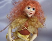 Lady Fiachina Art Doll with glass skirt OOAK SCULPT Ann Galvin Coupon Code GOBLINRY