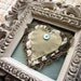 Pale Pink Hearts - Hand beaded embellishment