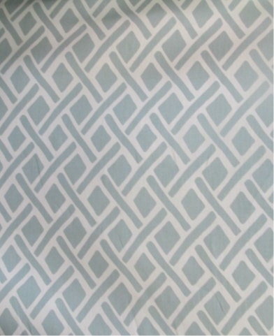 RESERVED for 1.5 yards Treads Laguna Geometric linen by KRAVET