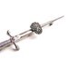Vintage Sterling Silver Sword Pin - Signed LGB Jewelry / Coat of Arms