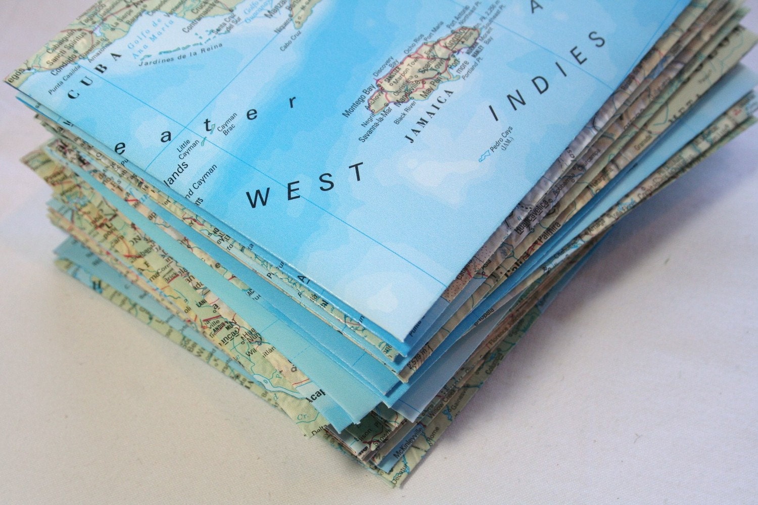Atlas Map Envelopes Set of 12