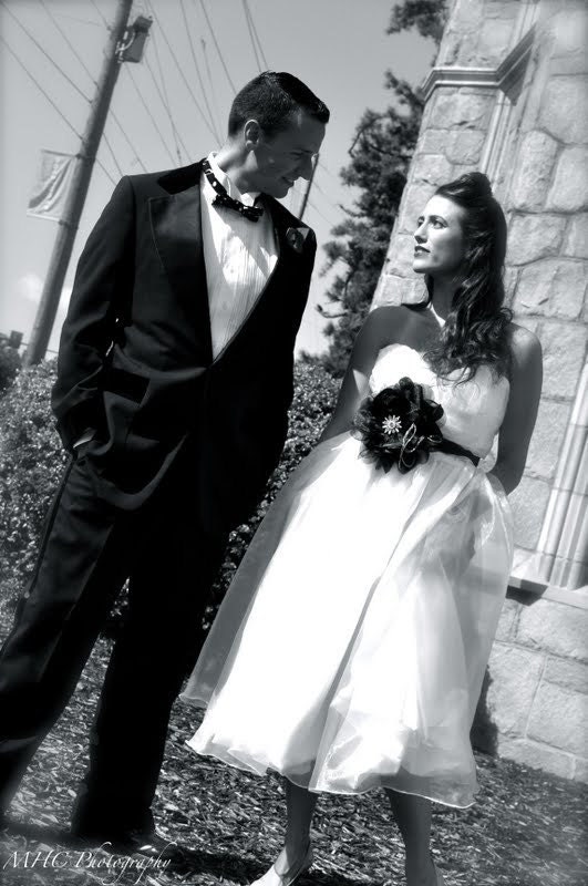 Statement Bridal Belt Wedding Sash Black and Silver