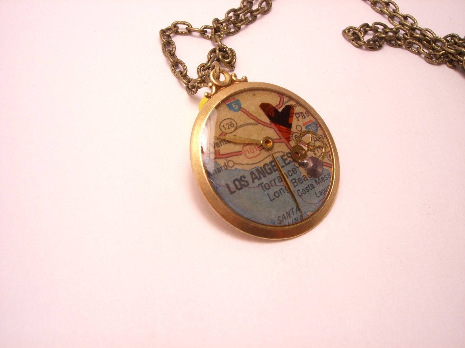 Where the Heart is Los Angeles Necklace