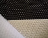Ivory 18 inch  FRENCH NETTING for BirdCage Veils hat millinery veiling fascinators