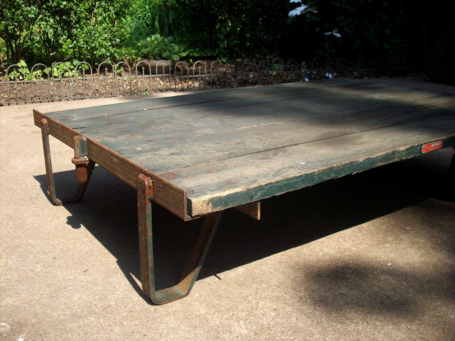 Vintage Industrial Warehouse Cart / Coffee Table / Industrial Decor