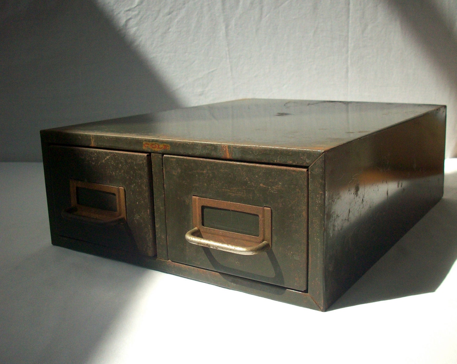 Vintage Metal Industrial File Drawers