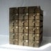 Vintage Library Card Catalog Drawers with Label Hardware / Wood / Distressed