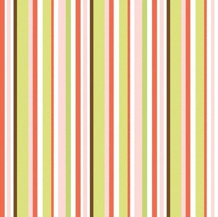 Half metre of ORGANIC Stripe in Pink fabric - Monaco by Monaluna