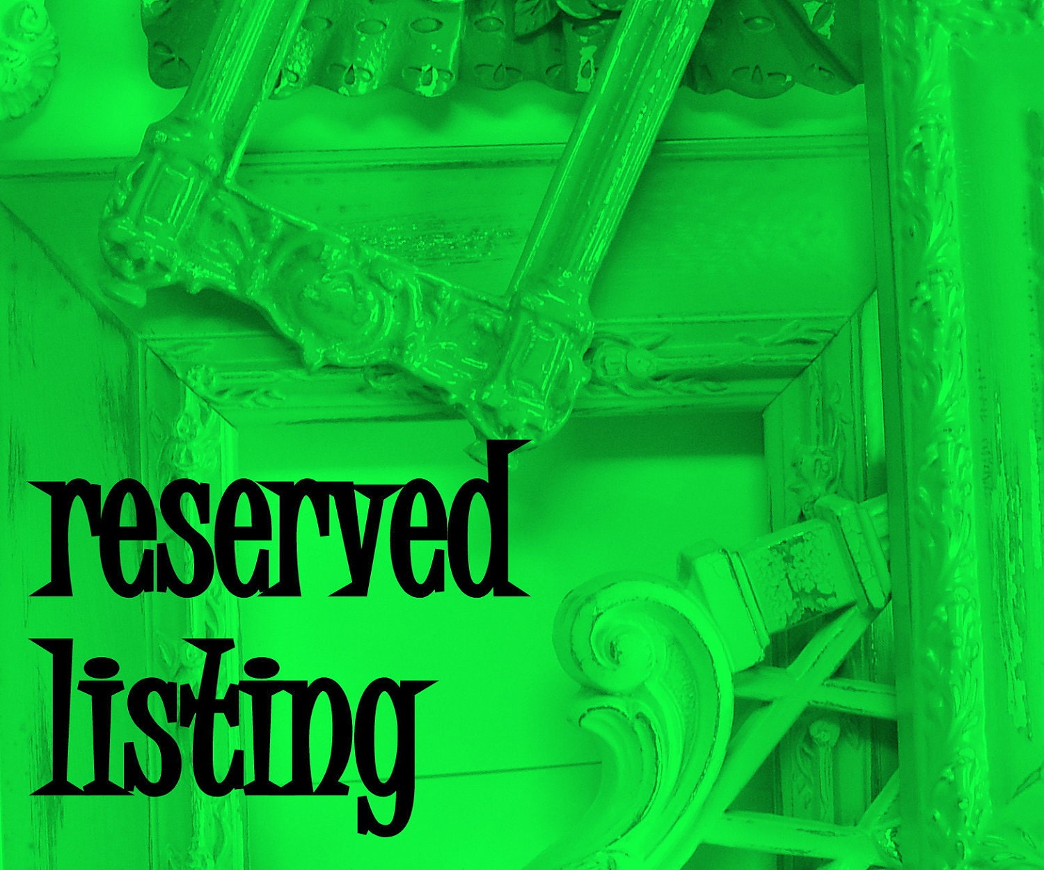 Custom listing, reserved for KiKi