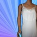 Vintage Full Slip White Lace and Embroidery XL 44