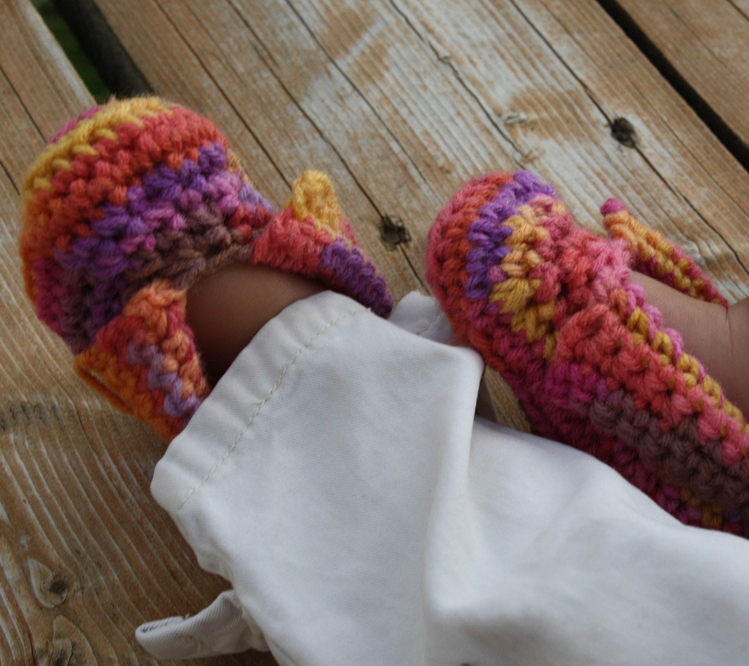 Download Now - CROCHET PATTERN Fold Over Baby Booties sizes 0-24 months included PDF 27