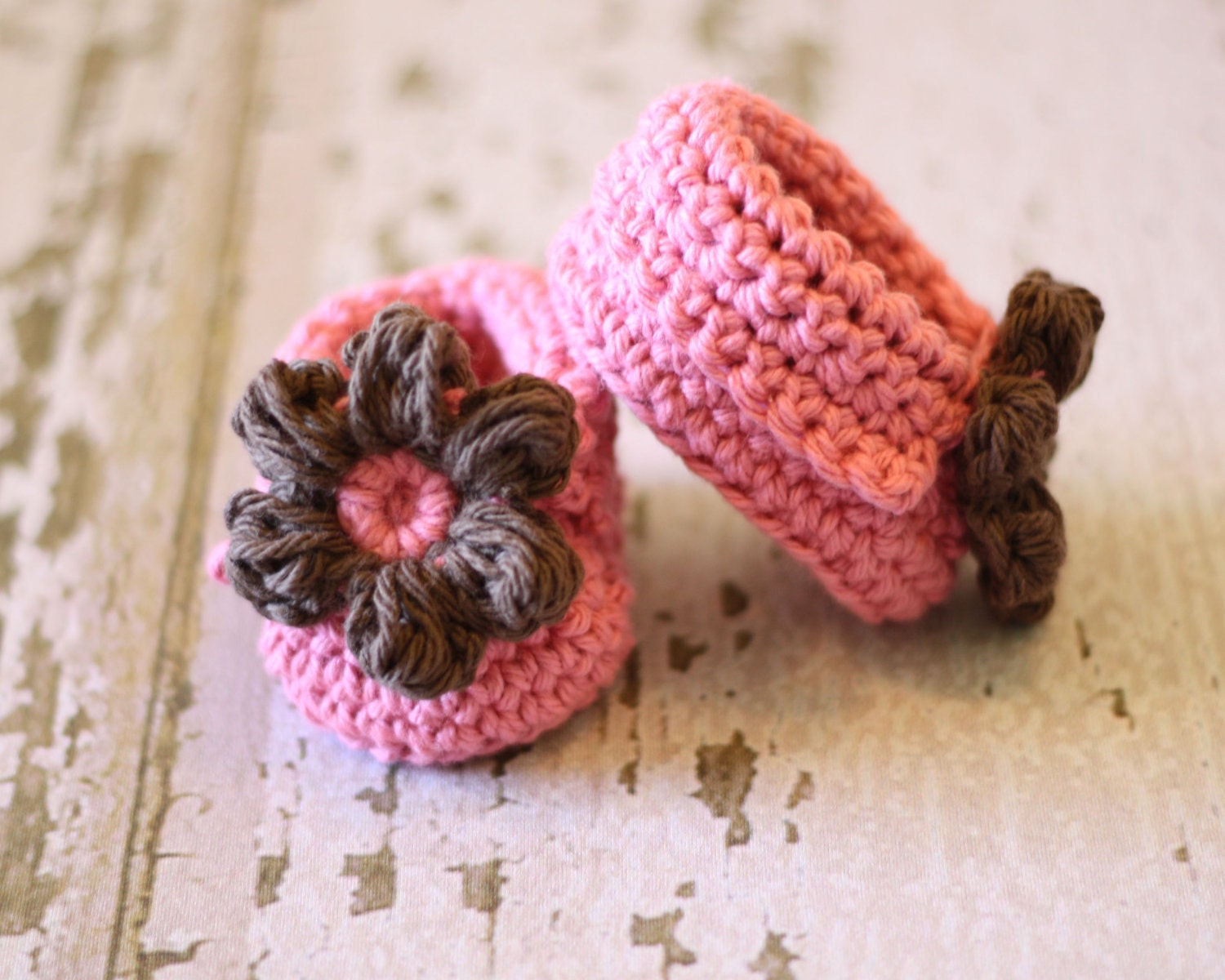 Download Now - CROCHET PATTERN Fold Over Baby Booties sizes 0-24 months included PDF 27