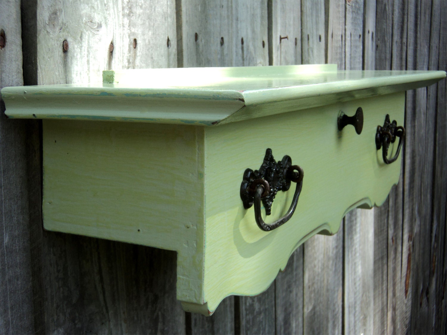 Plate Display, Wall Art UpCycled Furniture, Reclaimed Antique Secretary