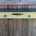 Farmhouse Display Shelf, Towel Bar, Coat Rack Up Cycled Coffee Table MUSTARD YELLOW